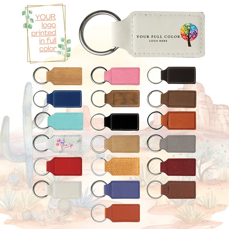 Print Key Rings Custom Printed Keyring With Full Color Logo, Small Business Swag ...