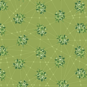 Giucy Giuce Fatigue Green, Pattern: Spectrastatic II, A-9248-G4 Guicy Guice  for Andover Fabrics, Inc Sold by Half Yard 