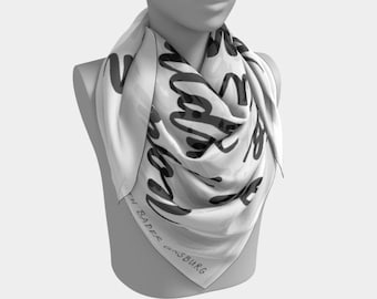 Gift for Feminist - Scarf with Decisions Quote by Ruth Bader Ginsburg