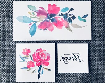 Tattly Tattoos Set of 3 - Strong Florals