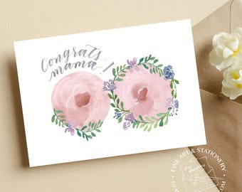 Congratulations New Mom / New Baby - Breastfeeding Encouragement Card