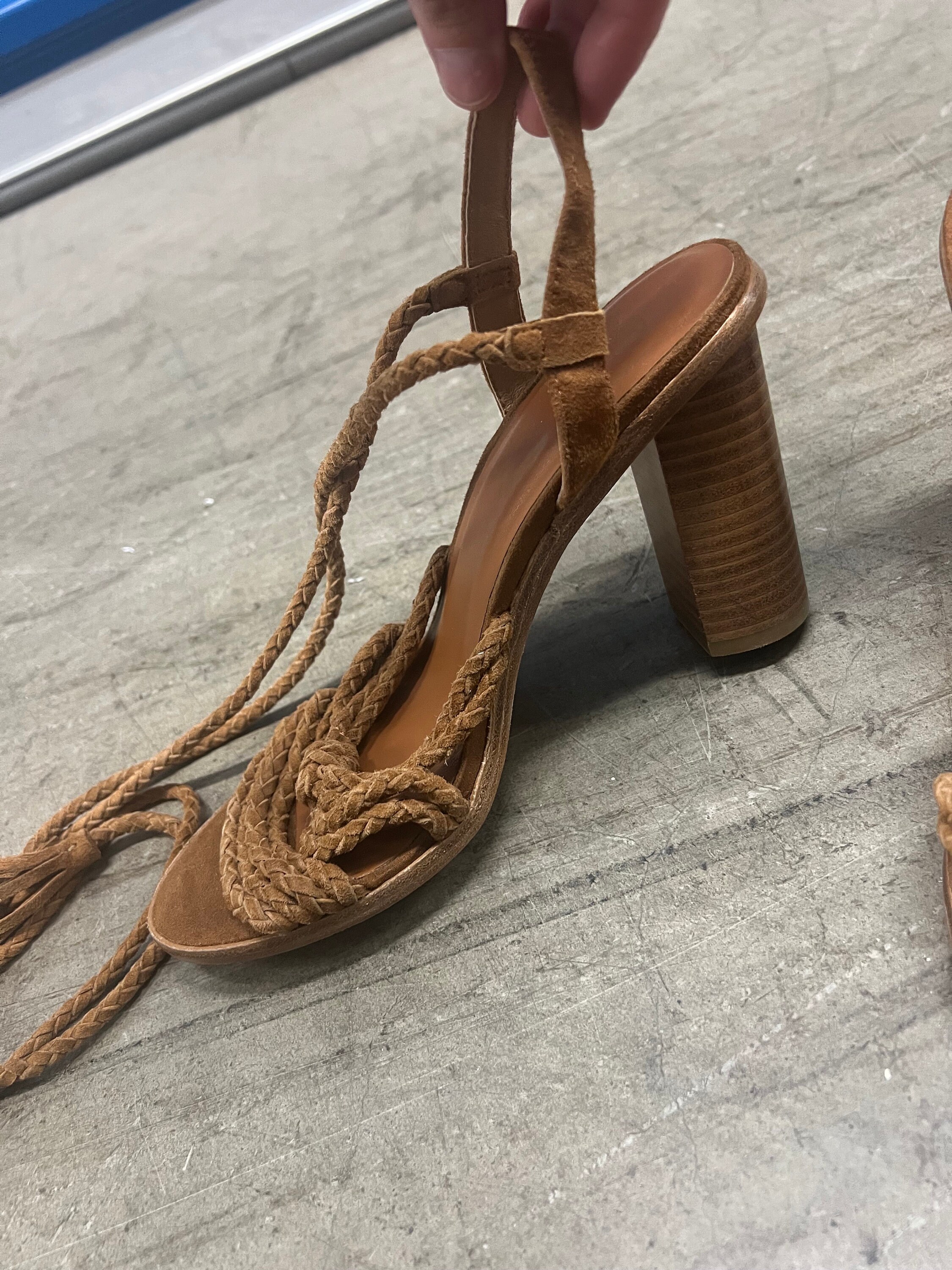 Suede lace up heels hotsell