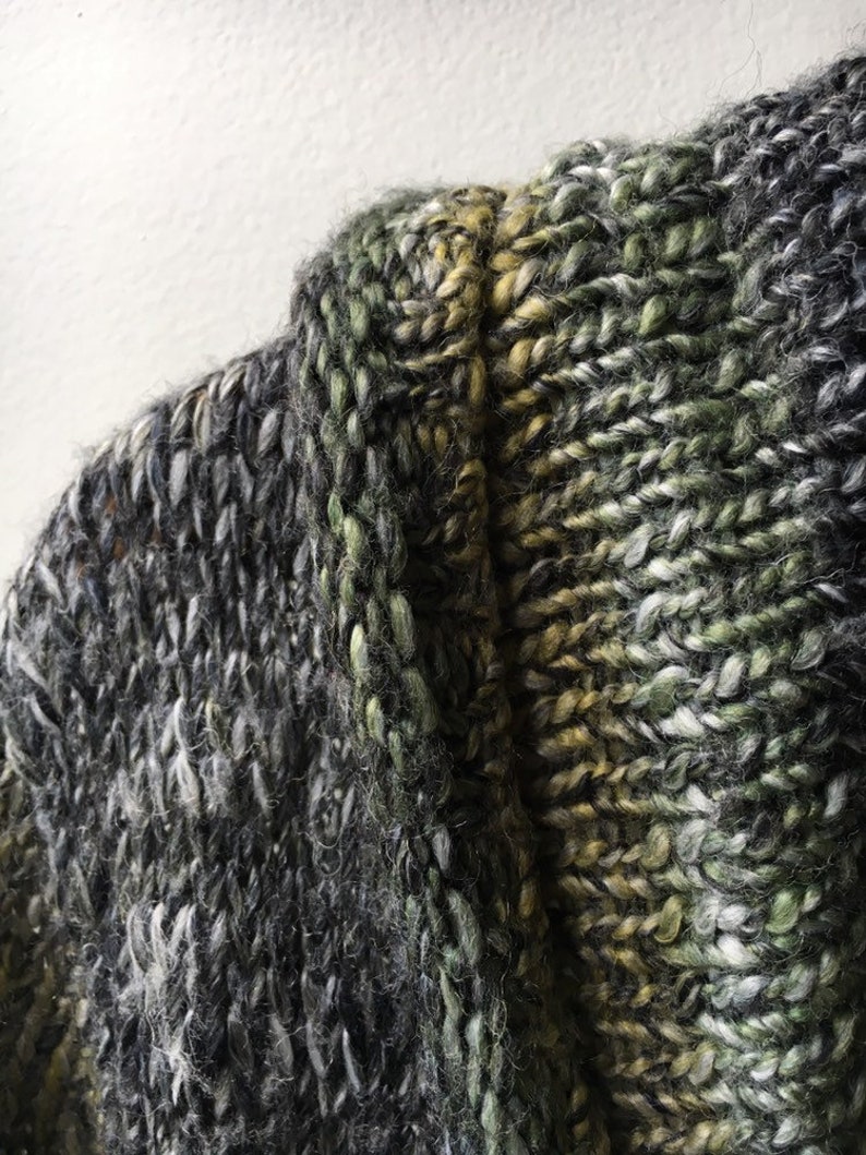 Forest green knit sweater