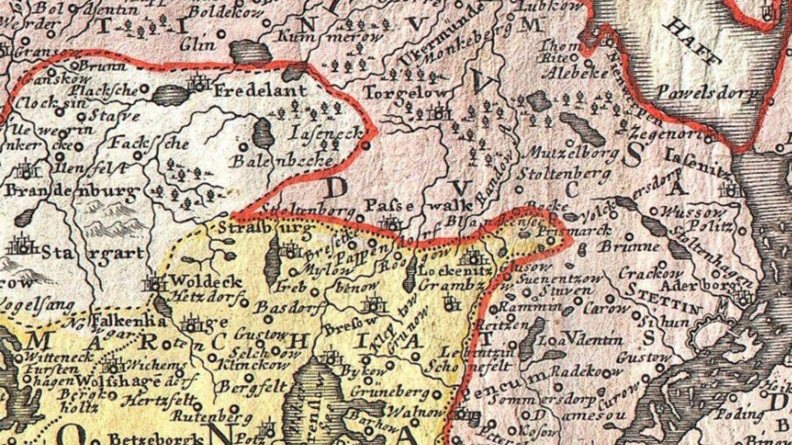 1720 Map of Germany Printable Germany Map Digital Antique Etsy