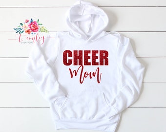 CHEER MOM Hoodie, Cheerleader, Cheer Mom Sweatshirt, CHEER