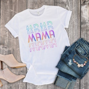 MAMA shirt,Mothers Day Shirt, MOM Shirt, Tie Dye MAMA shirt