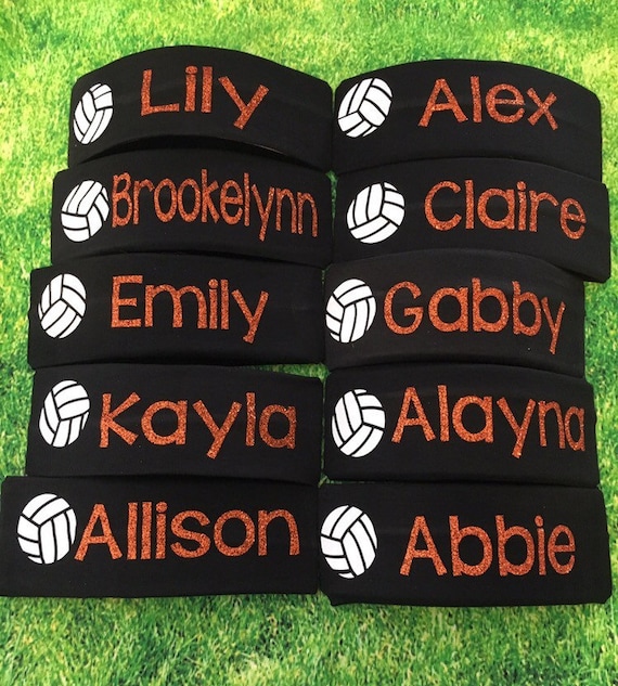 Personalized Headbands. Custom HEADBANDS Sports Etsy