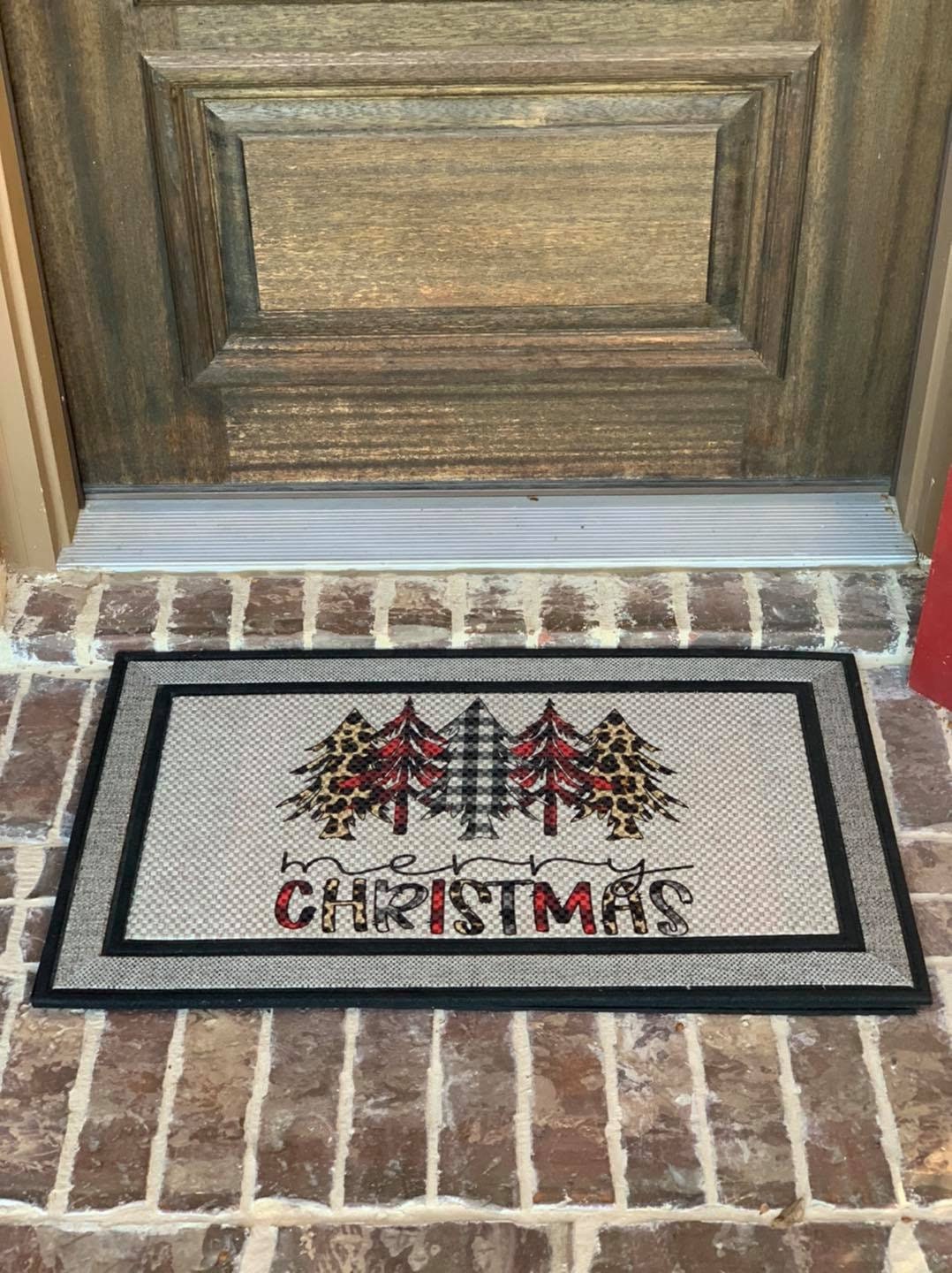 Paillasson de Noël tapis de porte dentrée paillasson Etsy