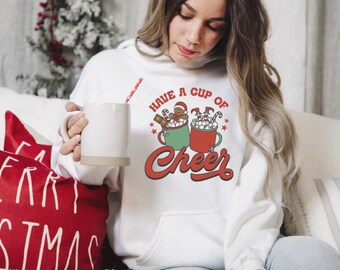 Christmas Sweat Shirt, Christmas Women's Shirt, Santa Shirt, Holiday Shirt for Women, Merry Christmas Shirt, Jolly Christmas