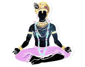 Cosmic Krishna sticker