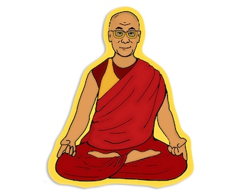 Dalai lama sticker