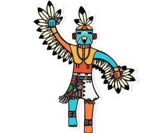 Eagle dancer sticker