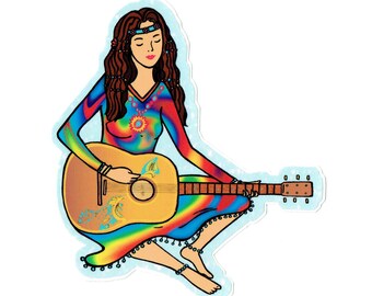 Hippie Sticker