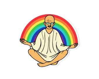 Gandhi sticker