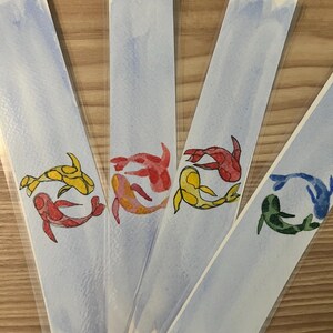 Yin & Yang Koi Fish Bookmark