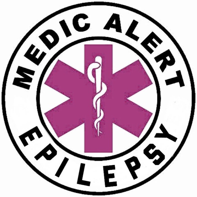 Epilepsy Medical Alert Bracelet Epilepsy Medical ID Bracelet Etsy