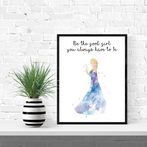 Elsa Gefroren Dekor Gefrorene Zitate Kinderzimmer Elsa Etsy