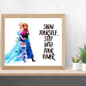 Elsa Gefroren Dekor Gefrorene Zitate Kinderzimmer Elsa Etsy