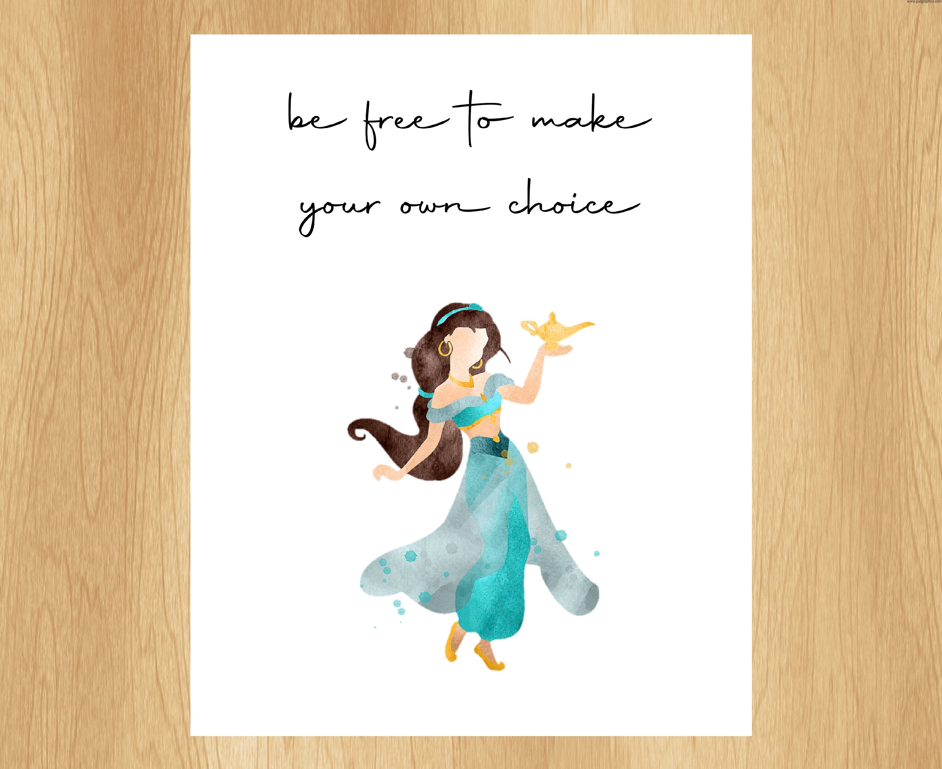 Disney princess Princess Quotes nursery Disney Quote | Etsy