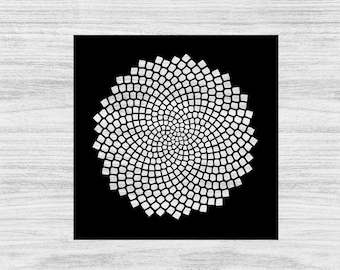 Plantilla de plástico de girasol para manualidades, blanqueamiento, pintura, pintura en aerosol y aerógrafo.