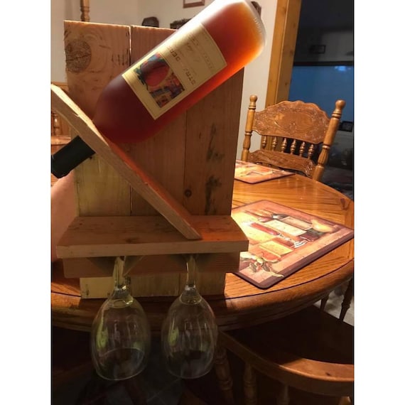 Pallet Wood Stemware Rack Pallet Wine And Wine Glass Holder