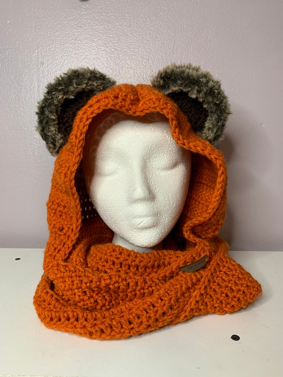 Ewok Inspired Hooded Scarf/ Hooded Cowl - Etsy