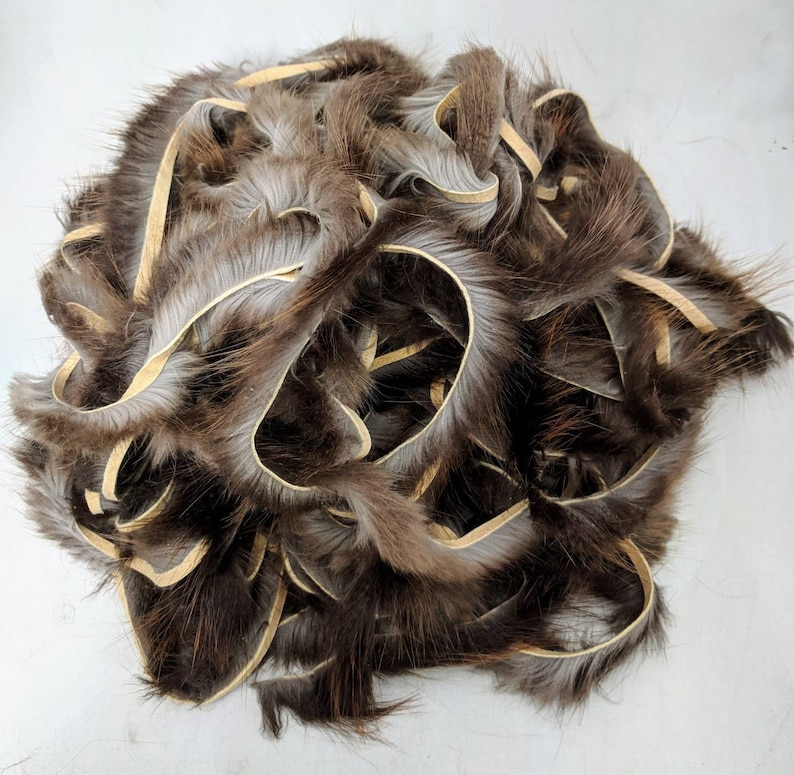 Bulky Beaver Fur Yarn real Fur Wool Real Fur for Knitting Etsy