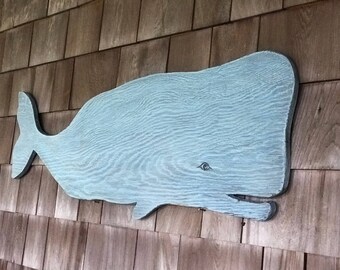 Wooden Whale Etsy
