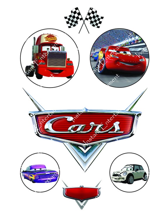 Maison Disney Cars 3 Movie Cake Toppers Set De 14 Avec 12 Voitures Voitures Anneau Et Autocollant Fetes Occasions Speciales