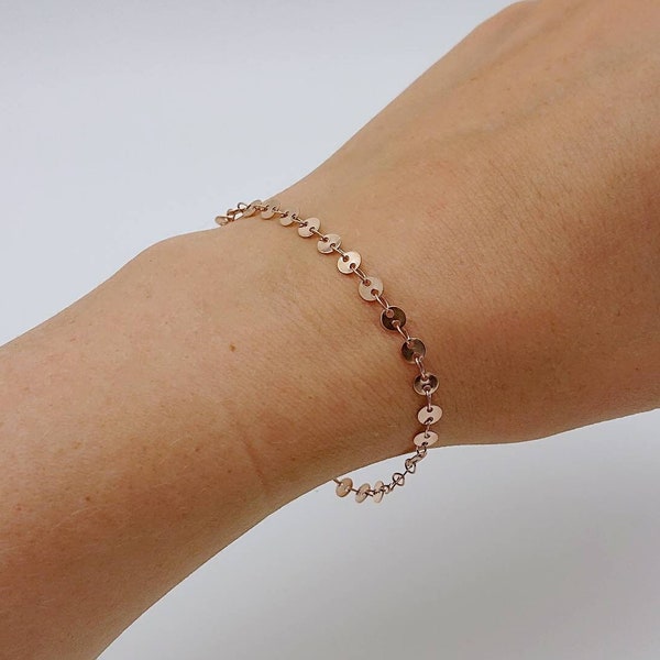 Elegant bracelet-bracelet gold-plate bracelet-stainless steel-gold-plated-jewelry trend
