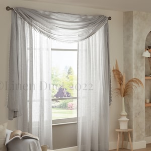 Window scarves for large windows new arrivals