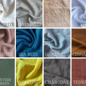 Linen Bedding Linen Pillow Cover, Linen Sheet Set, Toddler Bedding Natural Linen, Bedroom Decor Bedding, Bed Sheet Washed Linen, Bedding Set image 7