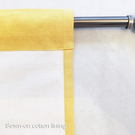 Handmade Lining for Curtain Panel, Cotton, Blackout or Dimout (add-on product)