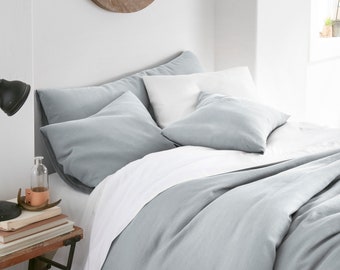 2 Linen Pillow Covers , Linen Bedding Set Eco Friendly Pillowcases, Throw Pillow Cover, Body Pillow Cover, Farmhouse Decor Linen Pillowcases