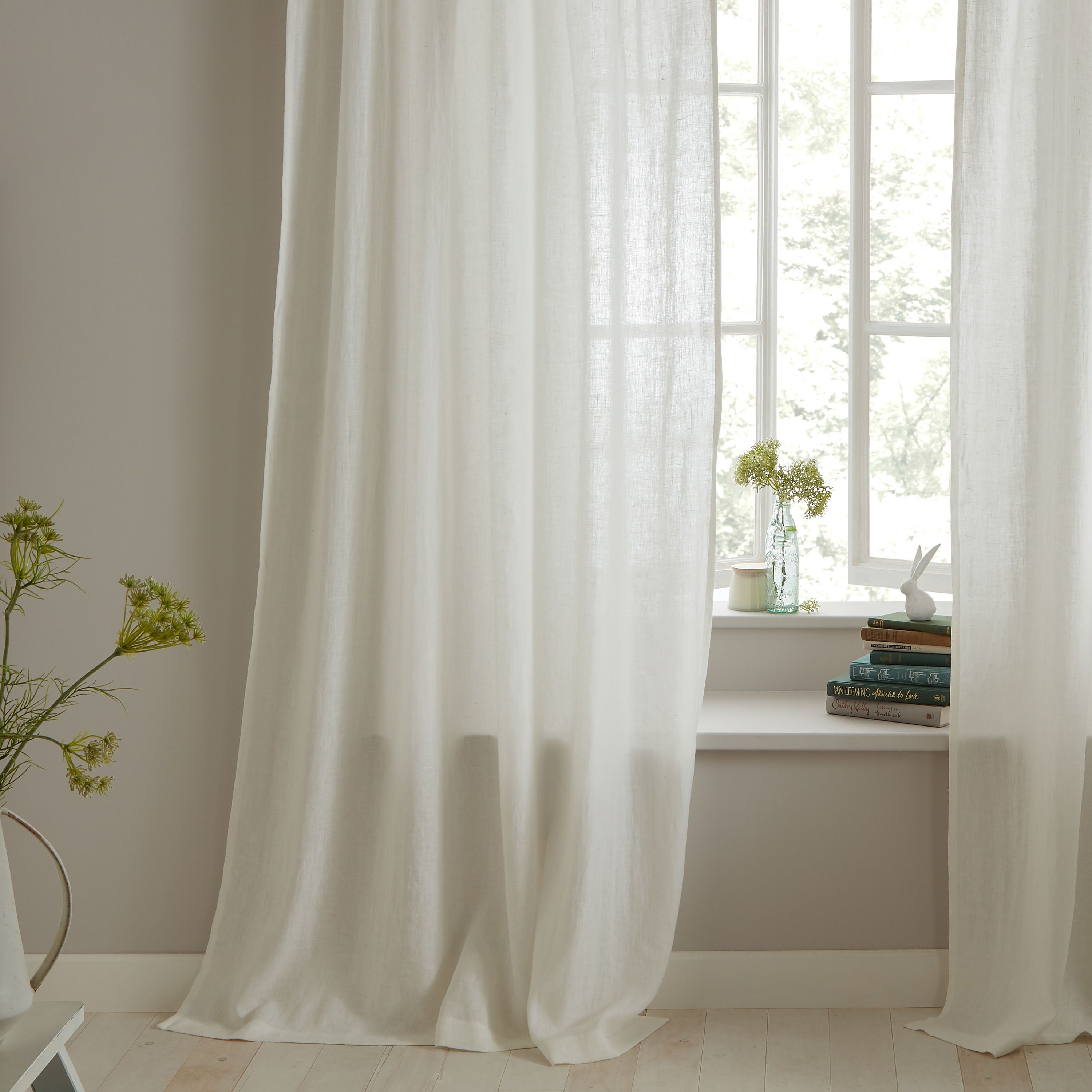 Custom Linen Curtains One Curtain Panel With Tab Top Wide - Etsy