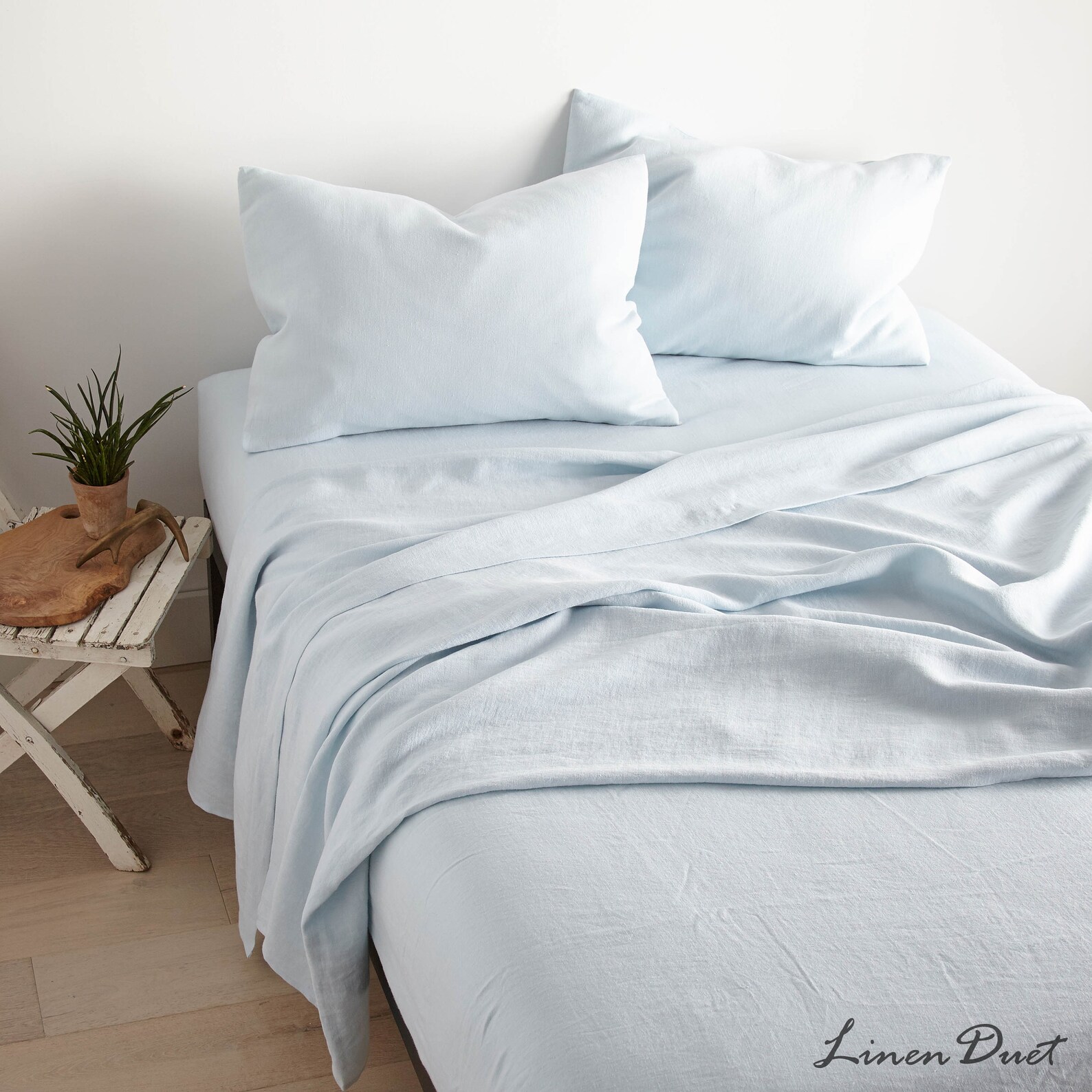 Linen Flat Bed Sheet Linen Bedding Bedroom Decor Linen Etsy