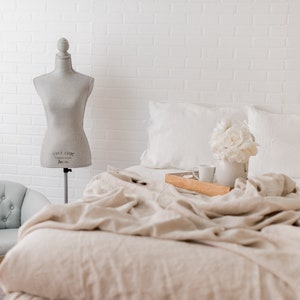 Linen Flat Sheet - White, Natural, Blue, Oatmeal, Green, Charcoal Linen Bedding - Crib Sheet - Flat Sheet Queen - Flat Sheet King - Gift