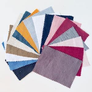 Fabric Samples- Linen Fabric Samples - Fabric - Linen Fabric - Linen - Linen Bedding - Linen Fabric - Linen Swatches - Home Decor - Handmade