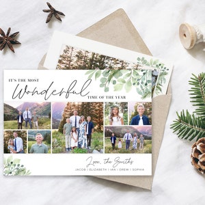 Weihnachtskarten Vorlage | Weihnachtskarten Vorlage 5x7 | Foto Weihnachtskarte | Bearbeitbare Weihnachtskarte | Weihnachtskartenvorlagen | Photoshop