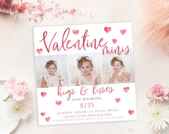 Valentine Mini Session | Valentine Minis | Photography Marketing Ad | Instagram Ad Template | Digital Design |  Mini Session | Corjl