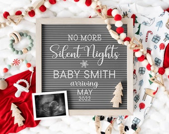 Christmas Pregnancy Announcement: Social Media Gender Reveal (Digital)