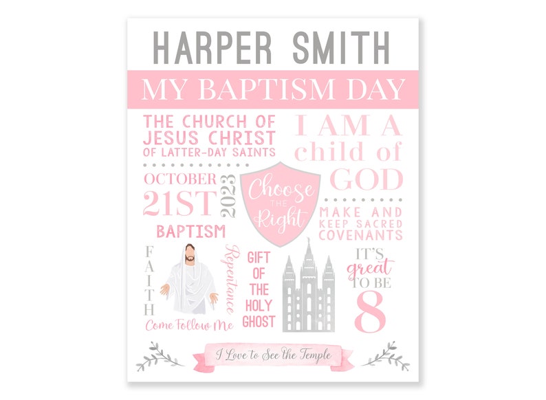 LDS Baptism Printable LDS Baptism - Il 794xN.4374487317 Ess8 