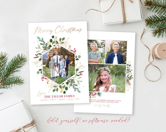 5x7 christmas cards Clearance