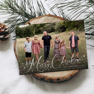 Sjabloon voor kerstkaarten | Sjabloon voor kerstkaarten 5x7 | Sjabloon voor kerstkaarten | Bewerkbare kerstkaart | Fotokaart | Photoshoppen