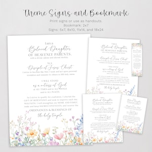 2026 LDS Young Women Planner: Walk With Me Printable Activity Binder (Instant Download) image 7