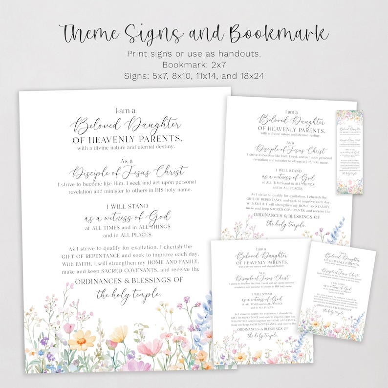 2026 LDS Young Women Planner: Walk With Me Printable Activity Binder (Instant Download) image 7