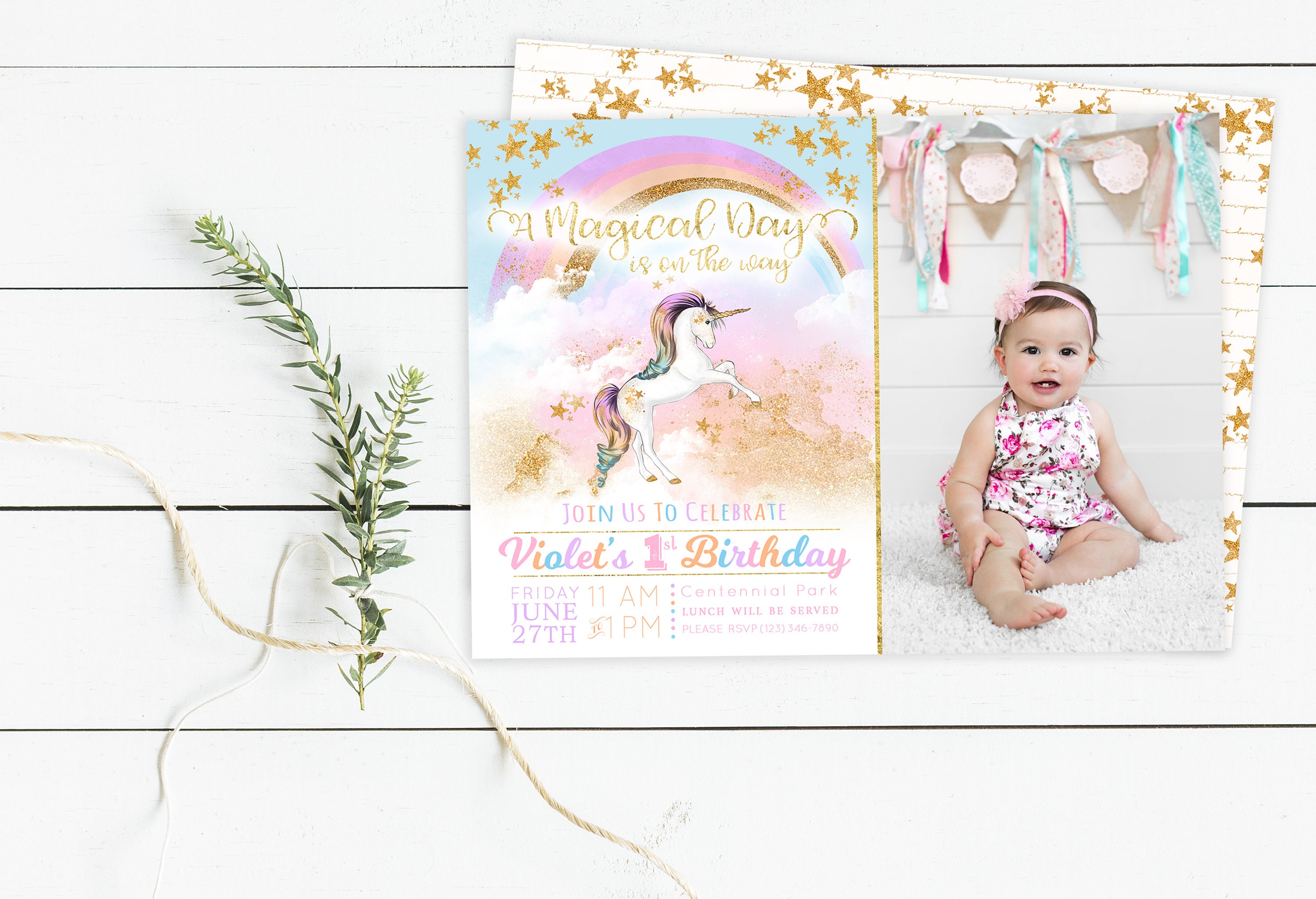 unicorn birthday invitation birthday invitation template photoshop birthday invitation template