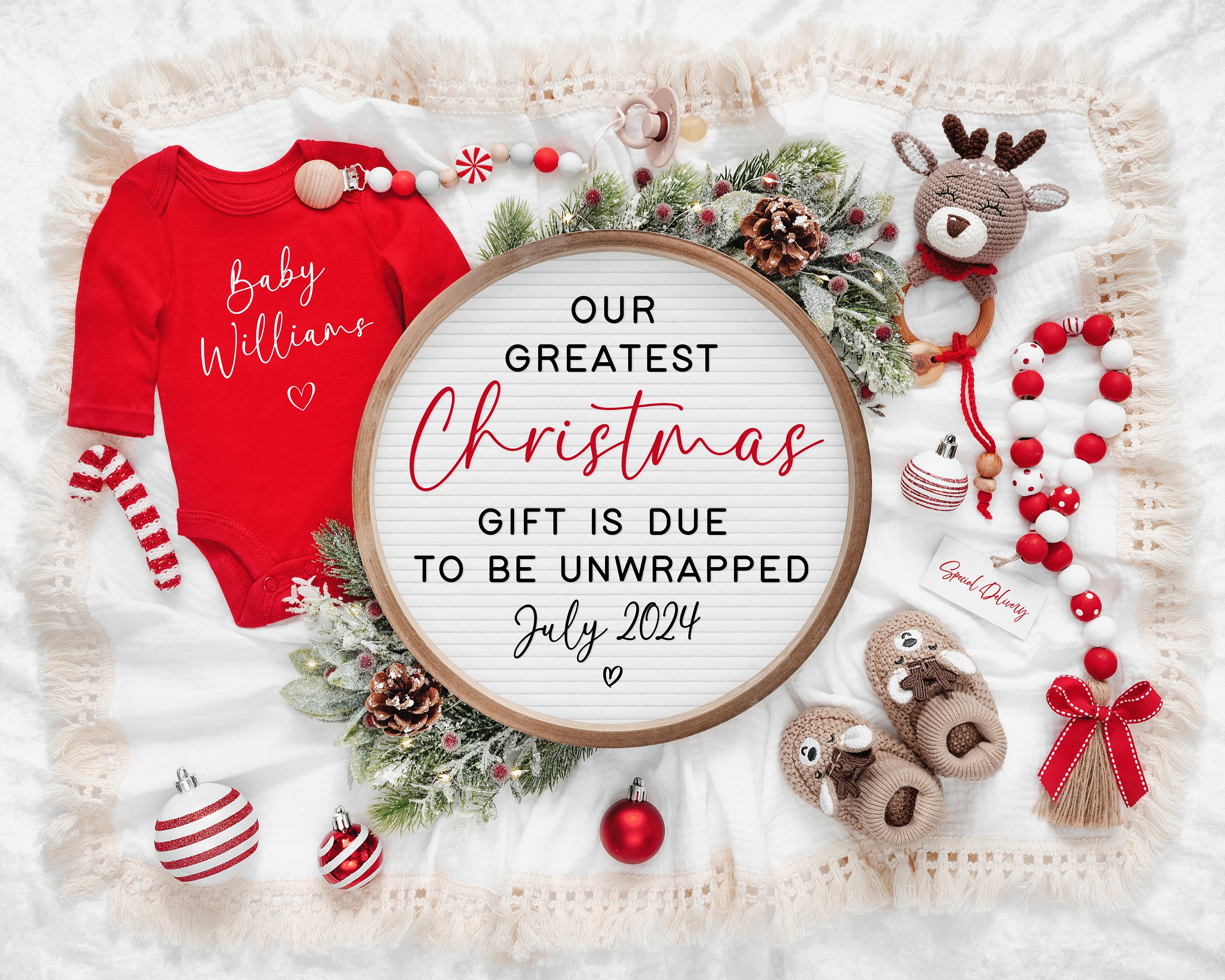 Christmas Pregnancy Announcement Gifts Unwrap In July T-Shirt Christmas Pregnancy Announcement Gifts Unwrap In July T-Shirt