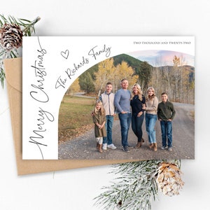 Christmas Card Template | Merry Christmas Cards Template | Arch Holiday Card Template | Arch Christmas Card | Corjl