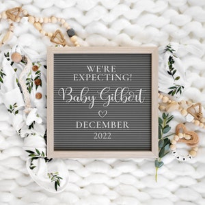 Digital Pregnancy Announcement Digital Pregnancy Announcement Neutral Digital Gender Reveal for Social Media Instagram Reveal Corjl image 4